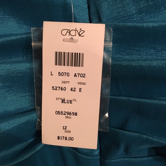 Cache Blue Cocktail Dress - Picture 4 of 4